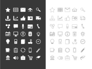 70+ Vector Business Icons