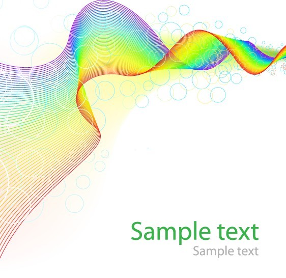 Colorful Abstract Lines Background Vector