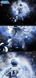 Astronauta Website Template PSD