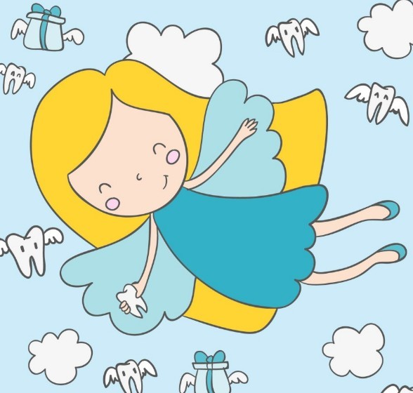 Cartoon Angel Girl Vector