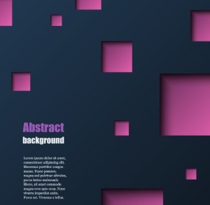 Abstract Pink Squares Background Vector
