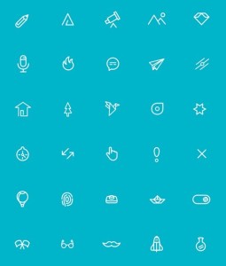 40 Mini Line Icons