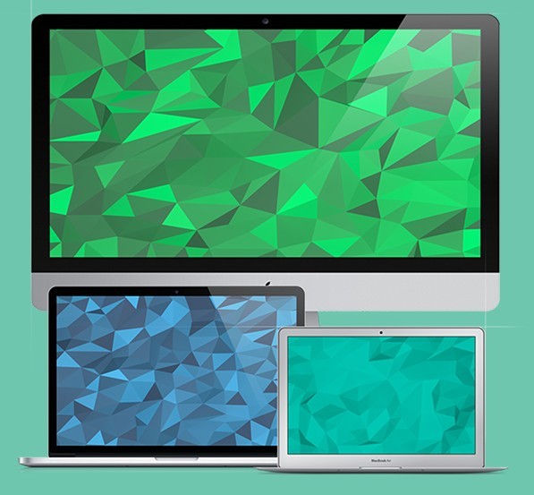 20 Beautiful Flat Geometric Backgrounds