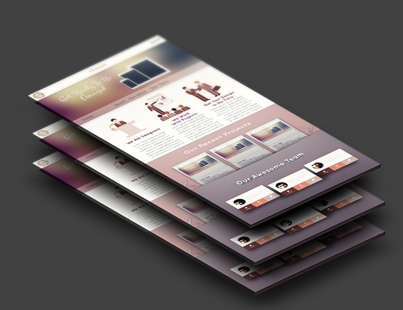 A Fashion Business Website Template - Amzed