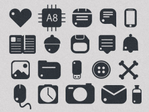 37 Rounded Icons Vector