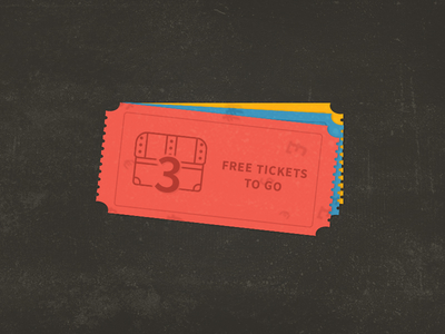 Retro Tickets PSD