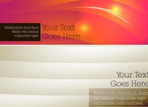 Simple Curves Background Vector