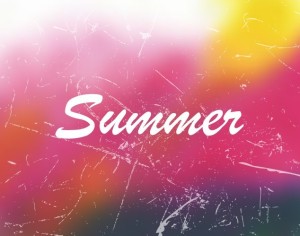Grunge Gradient Summer Background Vector
