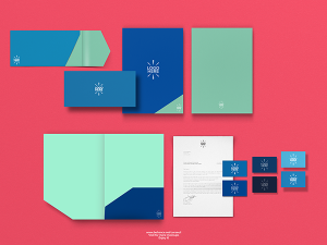 Simple Stationary Mockup Template PSD