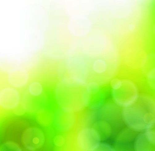 Fresh Green Bokeh Background Vector 03