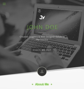 Bangoes One Page Portfolio PSD Template