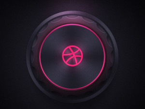 Dark Music UI Kit PSD