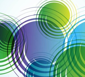 Fresh Candy Circles Background Vector 04