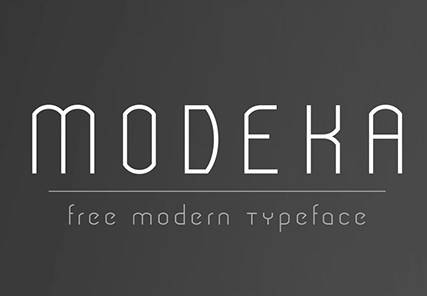 MODEKA Modern Typeface