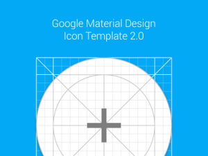 Material Design Icon Template Vector