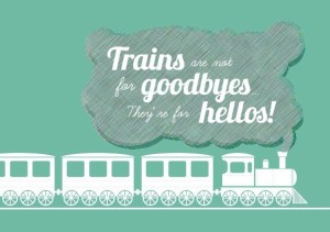Trains Travel Vector Illustration