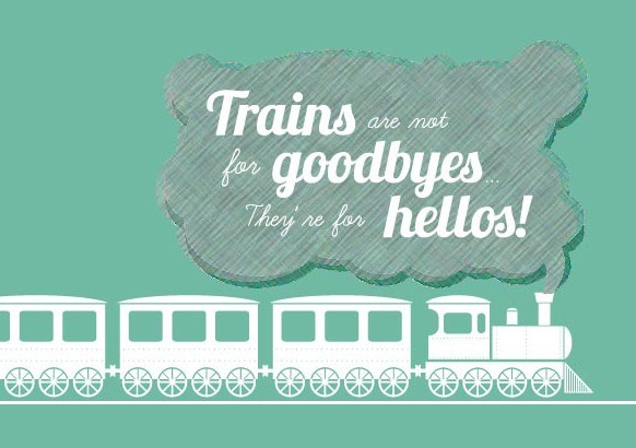 Trains Travel Vector Illustration