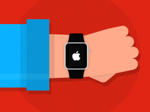 Apple Watch Flat Vector Illustration