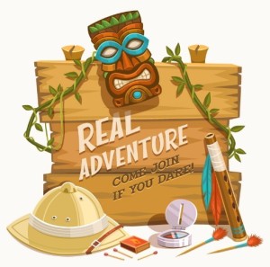 Real Adventure Recruitment Vector Illustration