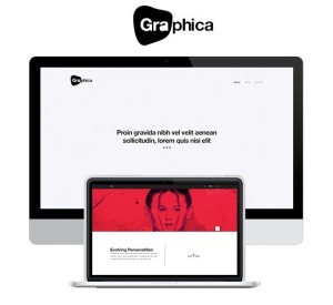 Graphica Website Template PSD