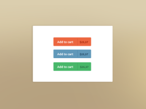 Flat Add To Cart Buttons PSD