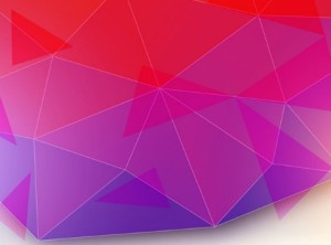 Modern Gradient Polygon Background Vector