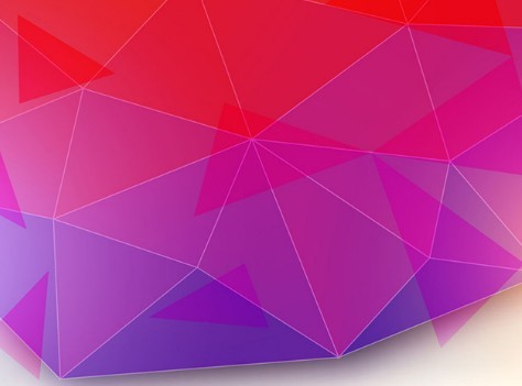 Modern Gradient Polygon Background Vector