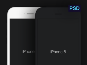 iPhone 6 Minimal Templates PSD