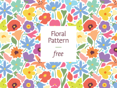Colorful Floral Pattern Vector