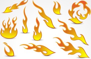 Burning Frames Vector