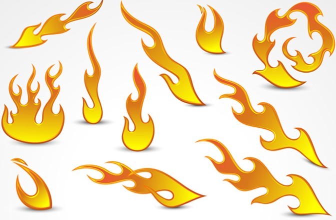 Burning Frames Vector