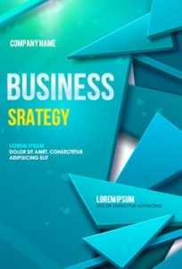 3D Polygon Business Background Vector 03