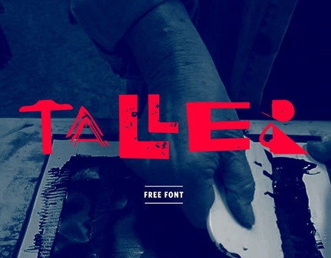 Taller Print Font