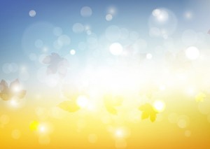 Sunny Fall Background Vector