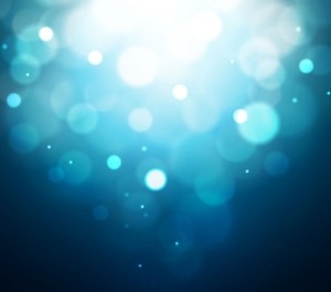 Blurred Blue Halos Background Vector