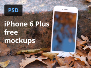iPhone 6 Plus Photography Mockup PSD
