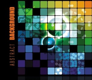 Colorful Abstract Blocks Background Vector 02