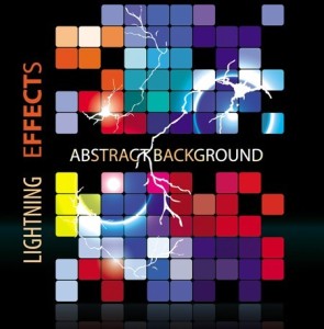 Colorful Abstract Blocks Background Vector 03
