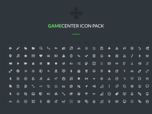Gamecenter Icons Pack PSD
