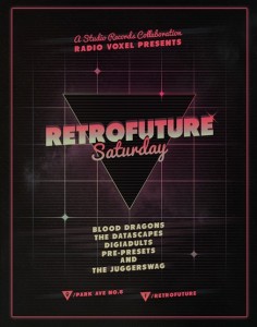 RetroFuture Flyer & Poster Template PSD