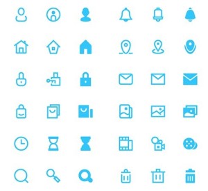 100+ Vector Shaped UI Icons