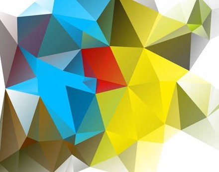 Modern Polygon Background Vector 02