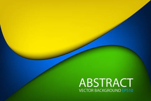 3D Abstract Shapes Background Vector 03