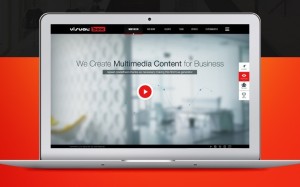 Visual Box Multimedia Website Template PSD