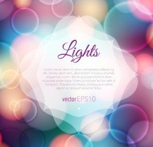Fantastic Lights Background Vector