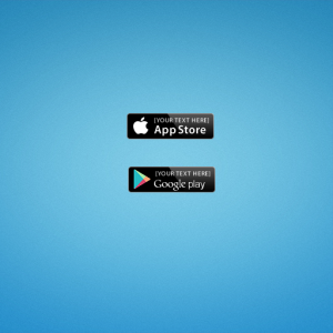 App Store & Google Play Badges PSD