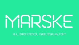 Marske Font