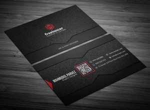Noise Black Corporate Business Card Template PSD