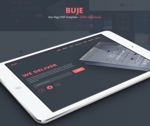 Buje - Fashion Responsive One Page PSD Template