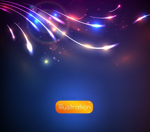 Elegant Glowing Background Vector